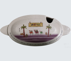 Bol ovale en mélamine <span class=keywords><strong>de</strong></span> 7,4 pouces, petit bol <span class=keywords><strong>de</strong></span> service découpé avec poignées et cuillères - Product Image 3