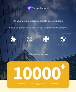 Personalizable 1000 piezas de alta dificultad paisaje pintura al óleo rompecabezas papel alivio <span class=keywords><strong>del</strong></span> estrés juguete para niños gratis - Product Image 5