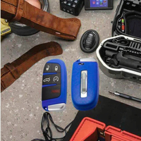 Coque de clé bleue intelligente 5B pour Jeep Grand Cherokee Dodge Challenger Charger Dart Durango Journey Chrysler 300