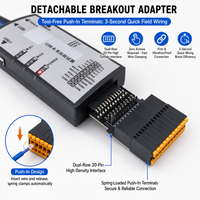 Konverter USB ke RS232 RS485 CAN, Adaptor Serial Multifungsi dengan Ethernet untuk Kontrol Tertanam dan Industri