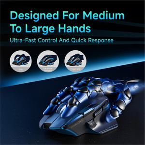 EWEADN G2 RGB Trọng lượng nhẹ Ergonomic Chuột chơi game không dây Macro lập trình bán hàng trực tiếp nhà máy cho văn phòng và chơi game sử dụng - Product Image 3