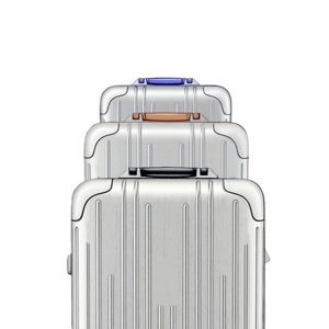 Maleta Original de la Serie Twist, para <span class=keywords><strong>Cabina</strong></span>/Dejado en la Sala de Espera/Compartimento de Equipaje, de Aleación de Aluminio Plateada, Marca Silver, TSA006 RMW, Maleta de Diseño de Lujo - Product Image 2