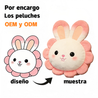 Coussin de voyage en coton en forme d'animal avec housse amovible et lavable Lapin peluche personnalisé pour une utilisation