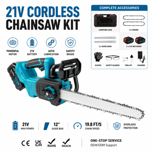 12" Chainsaw Cordless 20V Battery Powered Chain <b>Saw</b> Lithium Ion for Wood Cutting TreTrimming 20V Lithium-Ion Battery Long-lastin - Product Image 1