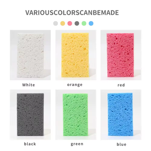 Nhiều Màu Tự Nhiên Bông <span class=keywords><strong>Cellulose</strong></span> Gỗ Bột Giấy Nén Miếng Bọt Biển Mềm Ép Miếng Bọt Biển Cho Mặt Và Món Ăn Rửa Trong Nhà Bếp - Product Image 2