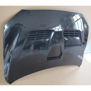 OUER 2009-2016 Carbon Fiber <b>Engine</b> <b>Hood</b>-New Bolt-On Installation Black Color Retrofit/Upgrade Fits Mitsubishi Lancer EX 1 Year - Product Image 2