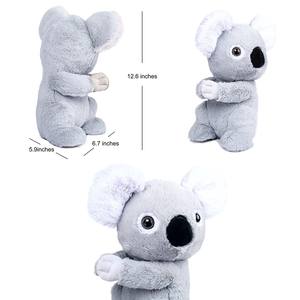 Peluche de <span class=keywords><strong>Koala</strong></span> Huggable con orejas grises, peluche suave de oso <span class=keywords><strong>koala</strong></span>, juguete personalizado con logo - Product Image 3