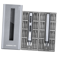 Kit de tournevis électrique rechargeable Novark 50 pièces, silencieux, durable, embouts magnétiques, compatible OEM, garantie 1 an pour l'électronique domestique