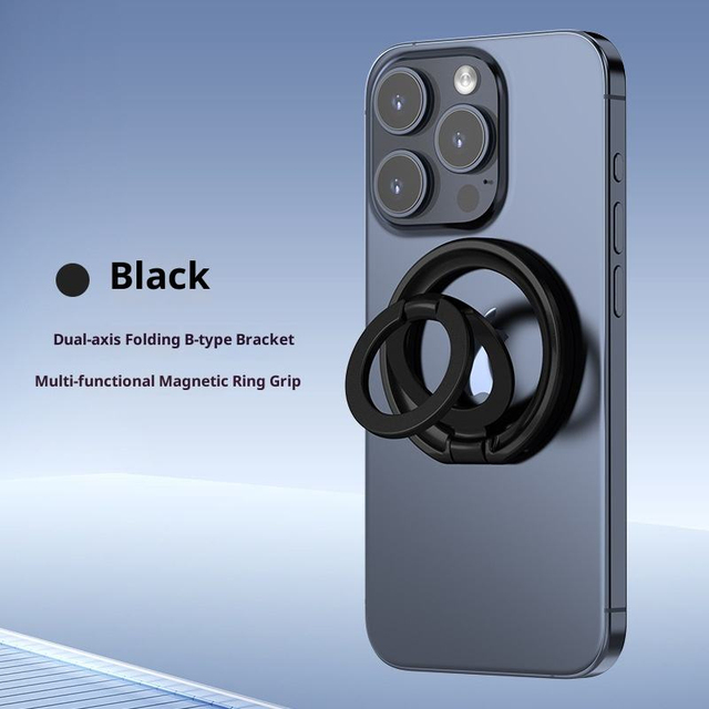 Wholesale Magnetic Phone Ring Holder Foldable Dual-axis Multi-functional Stand Grip