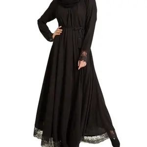 Robe musulmane à manches longues, Abaya Jilbab, vêtements islamiques, personnalisés, nouvelle collection