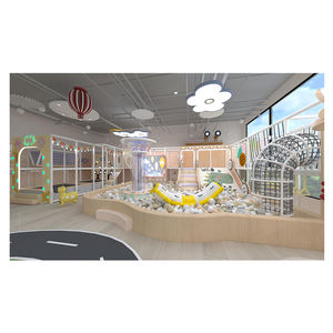 Aire de jeux douce <span class=keywords><strong>pour</strong></span> bébés en bois naturel, équipement de terrain de jeu intérieur, toboggan en mousse, maison de jeu de rôle <span class=keywords><strong>pour</strong></span> enfants, zone d'éducation <span class=keywords><strong>pour</strong></span> enfants - Product Image 6