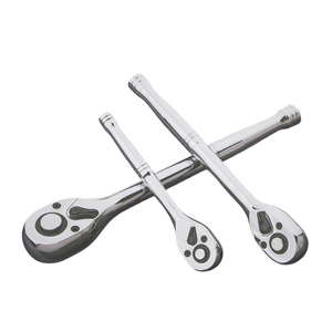 Llave de trinquete tipo calabaza de 1/4-3/8-1/2 con mango liso, de doble propósito, bidireccional, de 72 dientes, para reparación automotriz que ahorra esfuerzo - Product Image 4