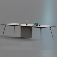 Table de conférence série Xiaoyan 3,6 m XYAN-21, mobilier de bureau moderne, OEM/ODM, taille, couleur et logo personnalisables