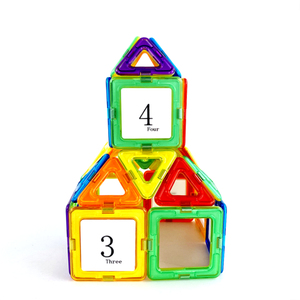 Lernspiel zeug Beliebteste Intelligenz Magnet block Spielzeug DIY Spielzeug Magnet bausteine - Product Image 4
