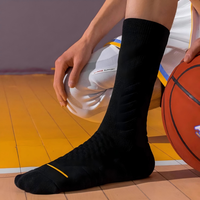 Chaussettes de sport personnalisées en coton compressif et rembourrées, chaussettes de course, de randonnée, de sport, chaussettes de sport personnalisables, chaussettes de sport respirantes