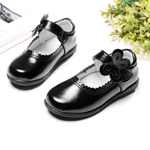 Student School Performance Leather Shoes Etiquette Party Girls Dress Shoes For Kids