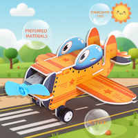 Kit de construction éducatif STEM pour enfants : Modèle d'avion à assembler soi-même pour l'apprentissage scientifique