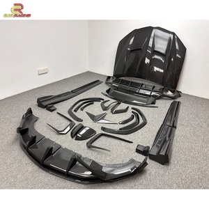 Topcar Style Dry Carbon Body Kit for Lambo URUS 2018-2019 Hood <b>Diffuser</b> Lip Spoiler Side Skirt Fender Flares Mirror Cover - Product Image 2