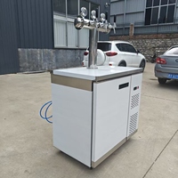 Distributeur de bière pression multifonctionnel ATM, 3 robinets, construction en acier inoxydable