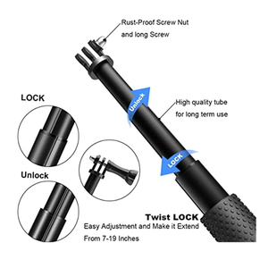 Hongdak tự sướng dính <span class=keywords><strong>Monopod</strong></span> cực cầm tay Grip với tripod đứng cho GoPro Anh Hùng 13 12 11 10 9 8 7 6 5 DJ I Osmo máy ảnh - Product Image 5