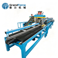 Machine de formage à froid de poutres en C automatique à grande vitesse GrandForce, commande PLC, moteur de coupe hydraulique, certifiée CE, structure en acier