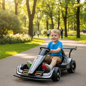 Voiture de drift rouge et jaune la plus vendue en gros pour 2026 – Le dernier jouet porteur pour enfants - Product Image 1