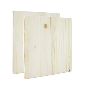 งานฝีมือไม้สีขาวธรรมชาติกล่องไม้สี่เหลี่ยมสำหรับป้ายติดผนังสไตล์เรียบง่ายทาสีตกแต่งสำหรับแขวนผนัง - Product Image 1