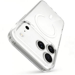 Clear Scratch-Resistant 2-in-1 Phone Case for iPhone 17 Series Factory Direct Shockproof Magnetic Cover Bulk Supply - Product Image 4
