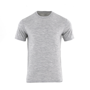 Camiseta de Manga Corta con Cuello Redondo para Hombre, Tejido de Punto Sólido con Serigrafía Anti UV, Lana Merino de 180 g/m², Informal - Product Image 1