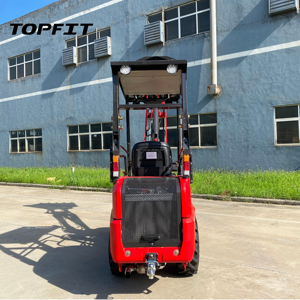 TOPFIT H180 Front Loader High Efficiency 45 Dumping Angle 800kg Diesel 4x4 Euro5 0.3cbm Bucket Capacity Engine - Product Image 5