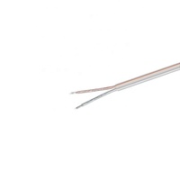 Kebaolong 2M Dc 5.5*2.1 Mm Steker Perempuan untuk Membuka Ujung 2 Inti Pigtail Kabel Daya Dc Transparan dengan 304 Tombol Switch