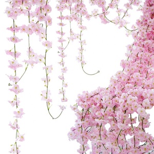 <span class=keywords><strong>Guirnalda</strong></span> <span class=keywords><strong>de</strong></span> <span class=keywords><strong>Flores</strong></span> <span class=keywords><strong>de</strong></span> Cerezo Artificiales <span class=keywords><strong>de</strong></span> Alta Calidad, Color Rosa, para Decoración <span class=keywords><strong>de</strong></span> Bodas - Product Image 1