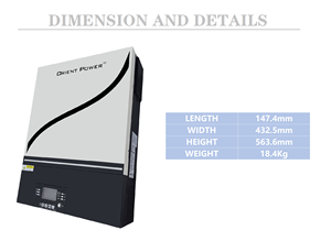 Jakiper Pro Rack LiFePO4 Split Battery <strong>Hybrid</strong> <strong>Inverter</strong> 48V 100Ah-200Ah 51.2V 5120W/5.12KWh Stackable IP54 Solar Energy Storage - Product Image 5