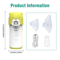 Vente chaude d'usine Mini compresseur d'air inhalateur nouveau Type nébuliseur à mailles médicales pour la thérapie contre la toux et l'asthme