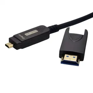 HDMI Glasvezel Kabel Aangepaste Lengte Aoc Optische Vezel Hdmi Kabel 48Gbps 8K 4K 2.1V Displayport Kabel Voor Hdtv 3M 5M 10M 20M 50M O