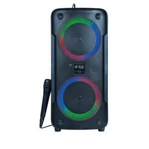 bluetooth lautsprecher verkauf 20 zoll Suppliers-HF-Q253 Amazon neue Portable Wireless Speaker Plastic 6.5 zoll Speaker With Microphone