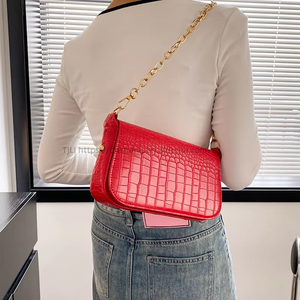 กระเป๋าสะพายไหล่สำหรับผู้หญิงรุ่นใหม่กระเป๋าถือแก้วลายสก๊อต - Product Image 4