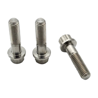 Boulons de roue à bride à 12 points en alliage de titane TC4 M8 20mm 32mm – Fixations de jante modulaires pour l'optimisation des performances automobiles