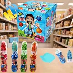 Toptan Helal Kutulu Karikatürli Lick-a-Lot Meyveli Aromalı Lolipop Reçeli <span class=keywords><strong>2</strong></span>'si 1 Arada Çocuk Şeker Oyuncağı - Product Image 1