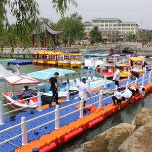 Blocs flottants cubiques personnalisés avec logo pour quai de jet ski Sea-Doo, pont flottant carré en plastique, quai pour <span class=keywords><strong>bateau</strong></span> à moteur, plateforme de pêche - Product Image 1