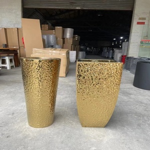 Décorations <span class=keywords><strong>de</strong></span> Noël les plus populaires pot <span class=keywords><strong>de</strong></span> plantes d'arbre/pot <span class=keywords><strong>de</strong></span> fleur en acier inoxydable/grand vase <span class=keywords><strong>de</strong></span> fleurs pour la décoration intérieure - Product Image 1