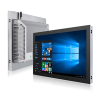 13.3 pouces ip65 étanche écran tactile fenêtre linux sans ventilateur 10 points écran tactile robuste intégré tout en un pc panneau industriel pc
