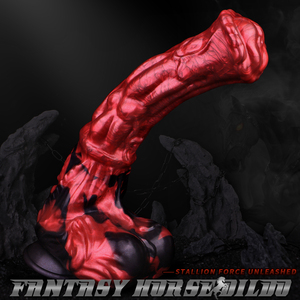 Großer Pferde-Dildo mit Saugnapf Fantasy-Tier-Sexspielzeug für Männer Frauen Masturbationshilfe Silikon-Analplug - Product Image 1