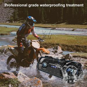 4-6 tay đua fx8 không khí 1000m chất lượng cao Mũ bảo hiểm Bluetooth <span class=keywords><strong>Intercom</strong></span> Tai nghe Bluetooth xe máy chống thấm nước tai nghe - Product Image 4