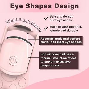 Recourbe-cils électrique chauffant portable mini rechargeable en forme de patte de chat, à chaleur longue durée - Product Image 4