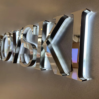 <strong>Best</strong> <strong>Selling</strong> <strong>Custom</strong> LED 3D Illuminated Acrylic Front Lit Letter <strong>Sign</strong> Waterproof for Companies Shops Malls Parks Buildings