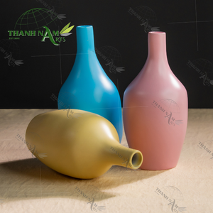 Jarrón de bambú decorativo personalizado OEM con acabado mate para centro de mesa minimalista recién llegado - Product Image 5