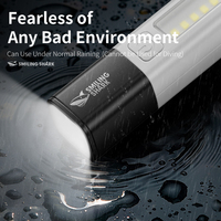 Lampe de poche LED rechargeable, haute luminosité, portable, longue portée, puissante, pour le camping, la randonnée, les situations d'urgence, en extérieur