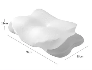 Butterfly Contour Memory Foam Pillow Side Sleeper Orthopedic Ergonomic Sleep Cervical Support Pillow Wholesale Custom Bed Pillow