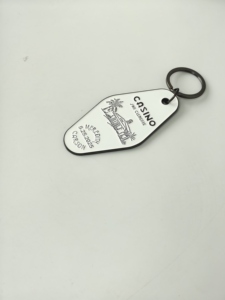 Sleek Custom Logo Zinc Alloy <b>Key</b> <b>Holders</b> with Shopping Token for Business Gifts & Supermarket Promotional Items - Product Image 4
